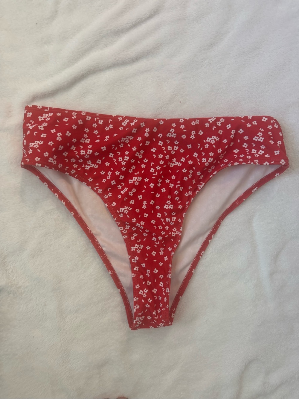 Red Floral Bikini Bottoms
